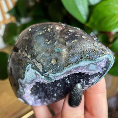 Druzy Amethyst Agate Cave