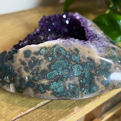 Standing Amethyst Agate Cluster