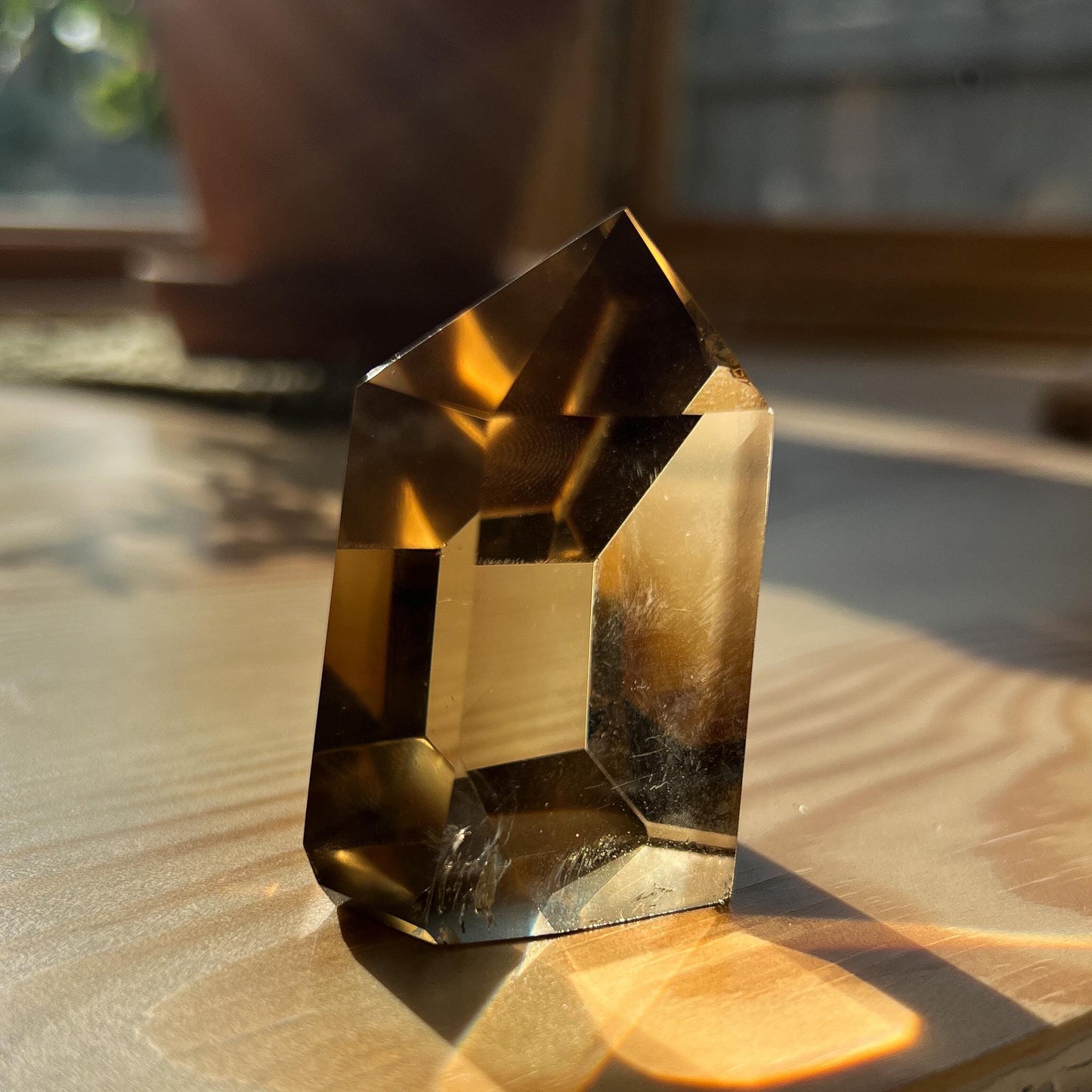 Honey Untreated Citrine Point