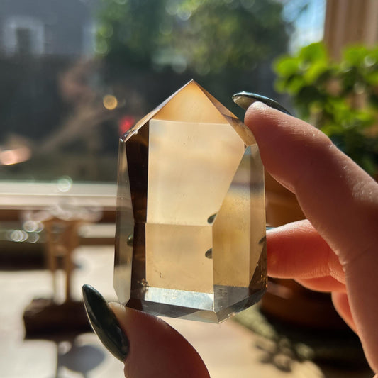 Honey Untreated Citrine Point