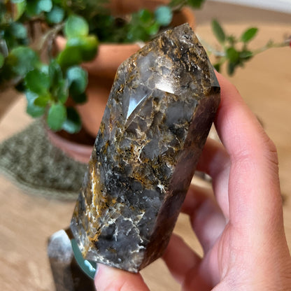 Mosaic Black Chalcedony Tower