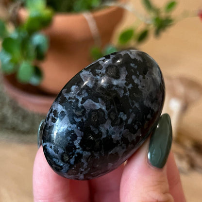 Indigo Gabbro Palm Stone