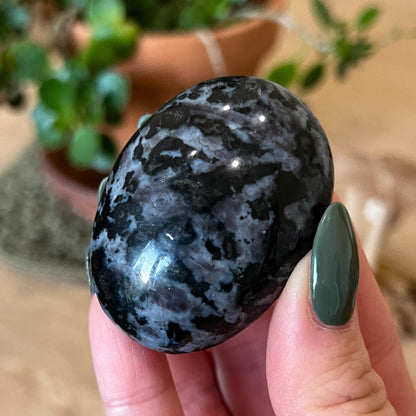 Indigo Gabbro Palm Stone