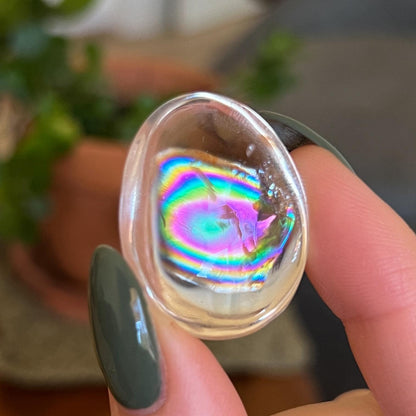 Rainbow Clear Smoky Quartz Pebbles
