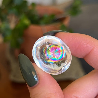 Rainbow Clear Smoky Quartz Pebbles