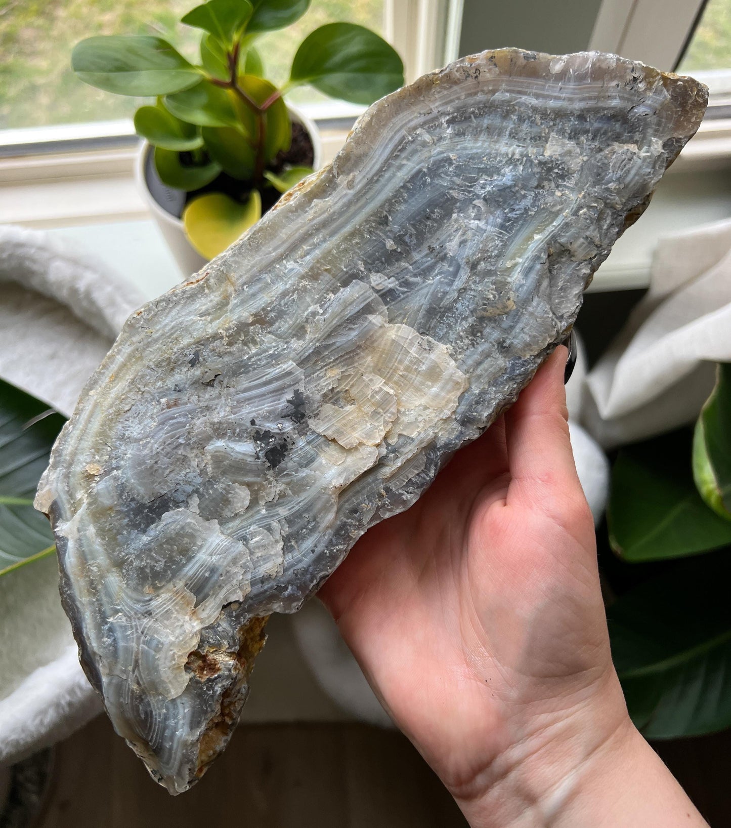 Banded Agate 4lb Slab