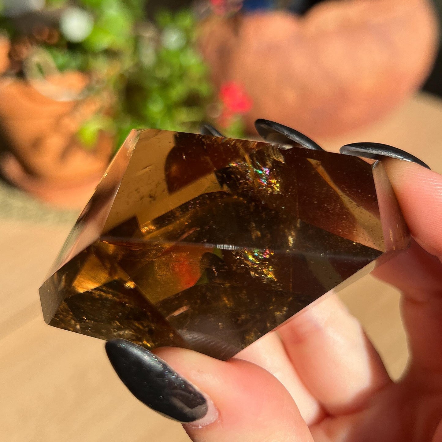 Untreated Honey Phantom Citrine Freeform