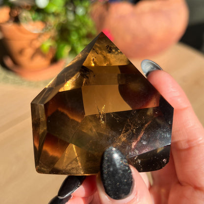 Untreated Honey Phantom Citrine Freeform