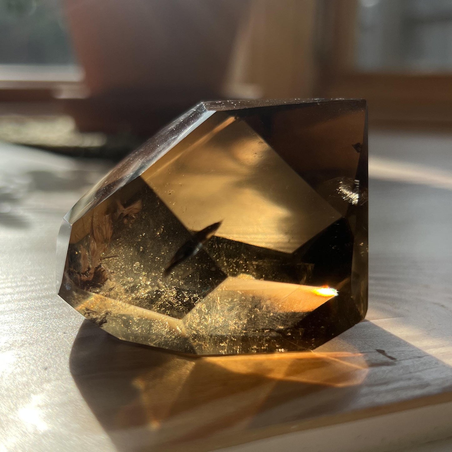 Untreated Honey Phantom Citrine Freeform