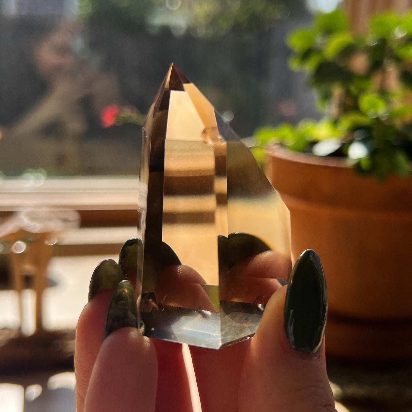 Honey Untreated Citrine Point