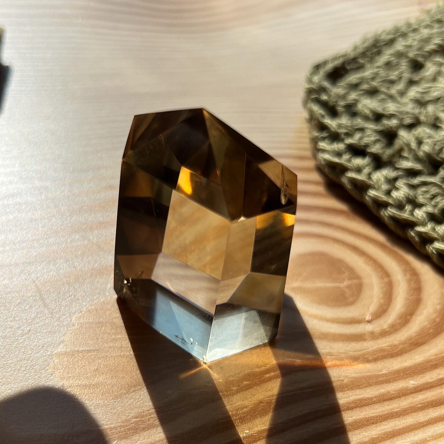 Honey Untreated Citrine Point