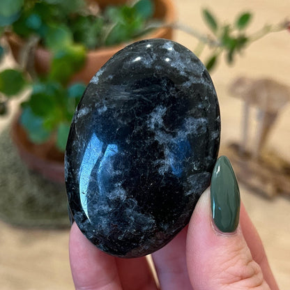 Arfvedsonite Palm Stone