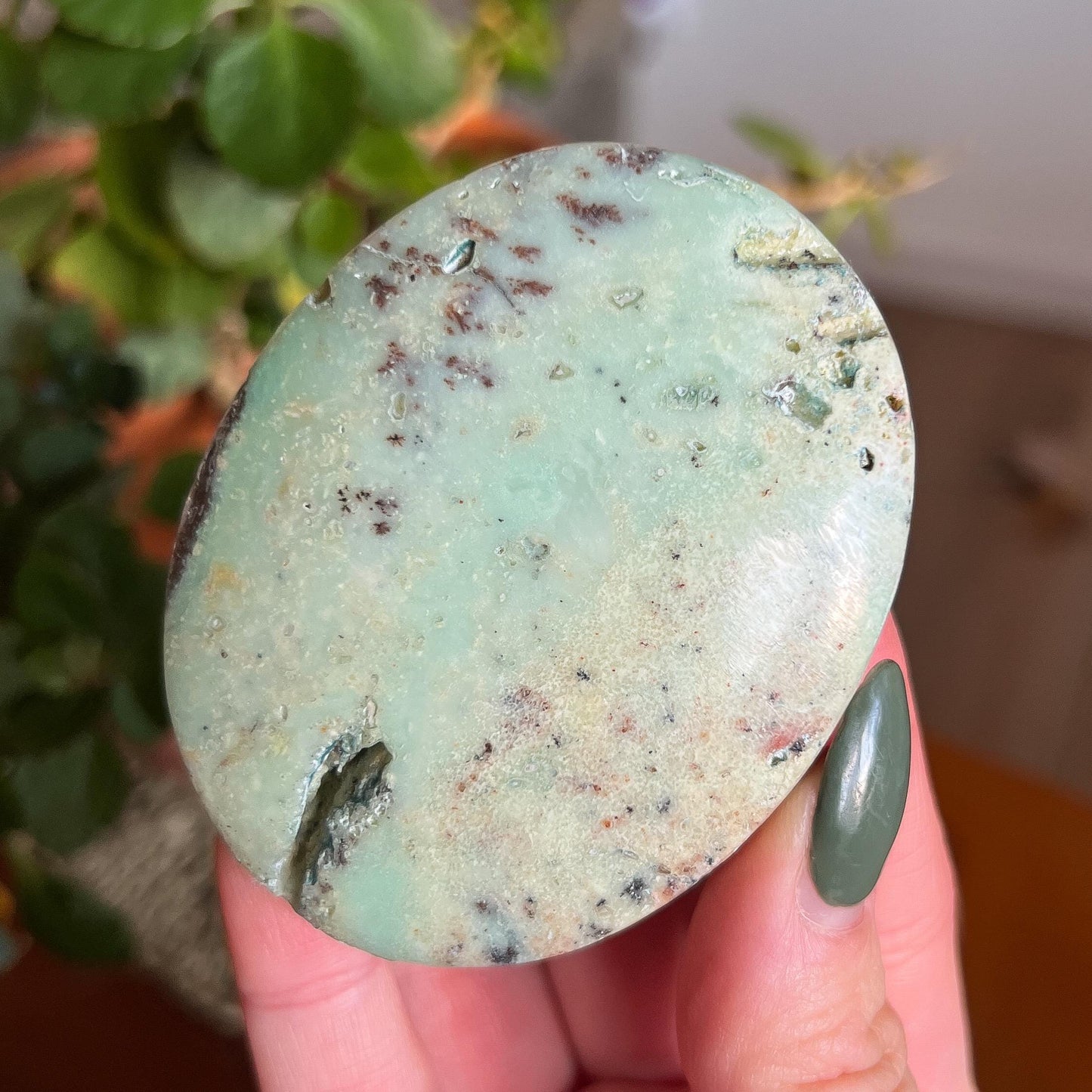 Chrysoprase Palm Stones