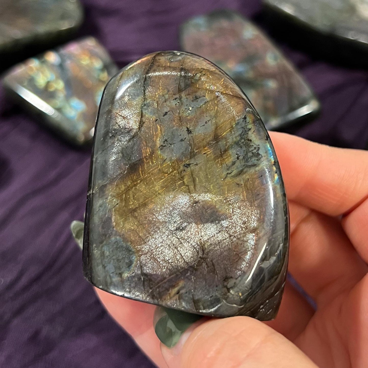 Orange Fire Labradorite Freeform