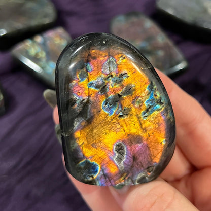 Orange Fire Labradorite Freeform