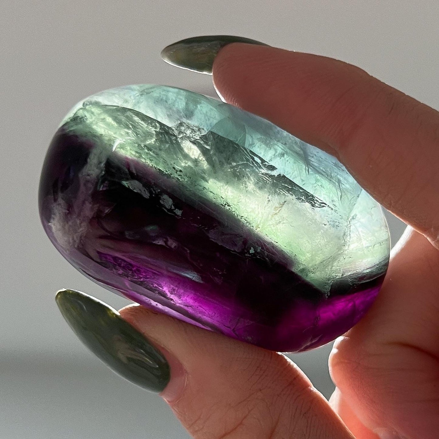 Rainbow Fluorite Palm Stones