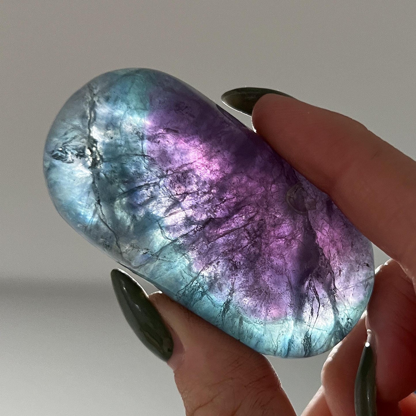 Rainbow Fluorite Palm Stones
