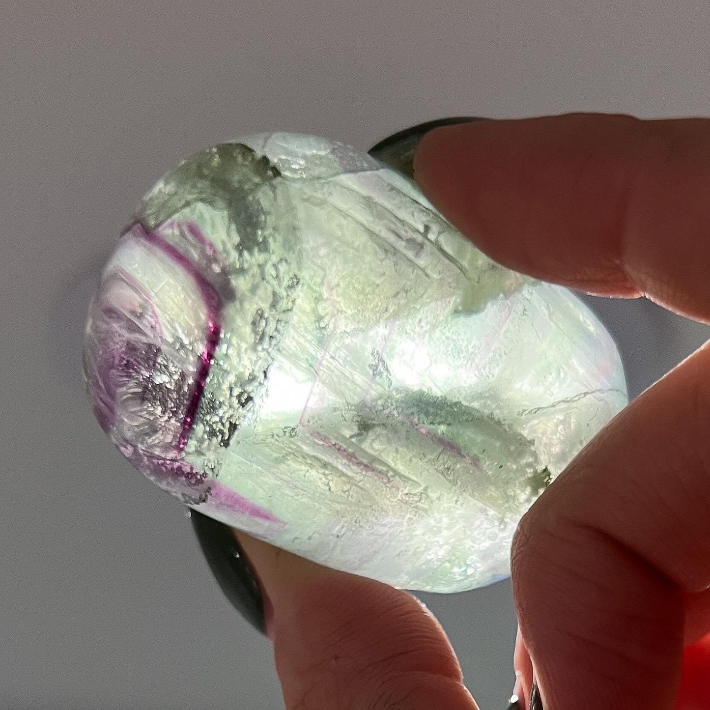 Rainbow Fluorite Palm Stones