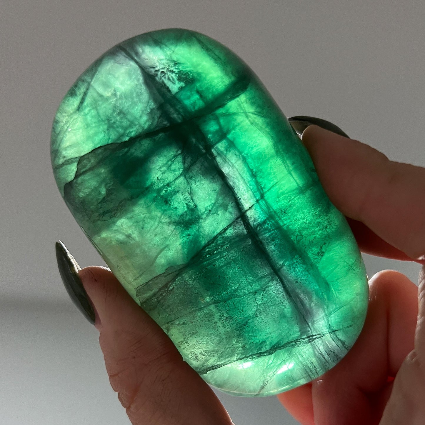 Rainbow Fluorite Palm Stones