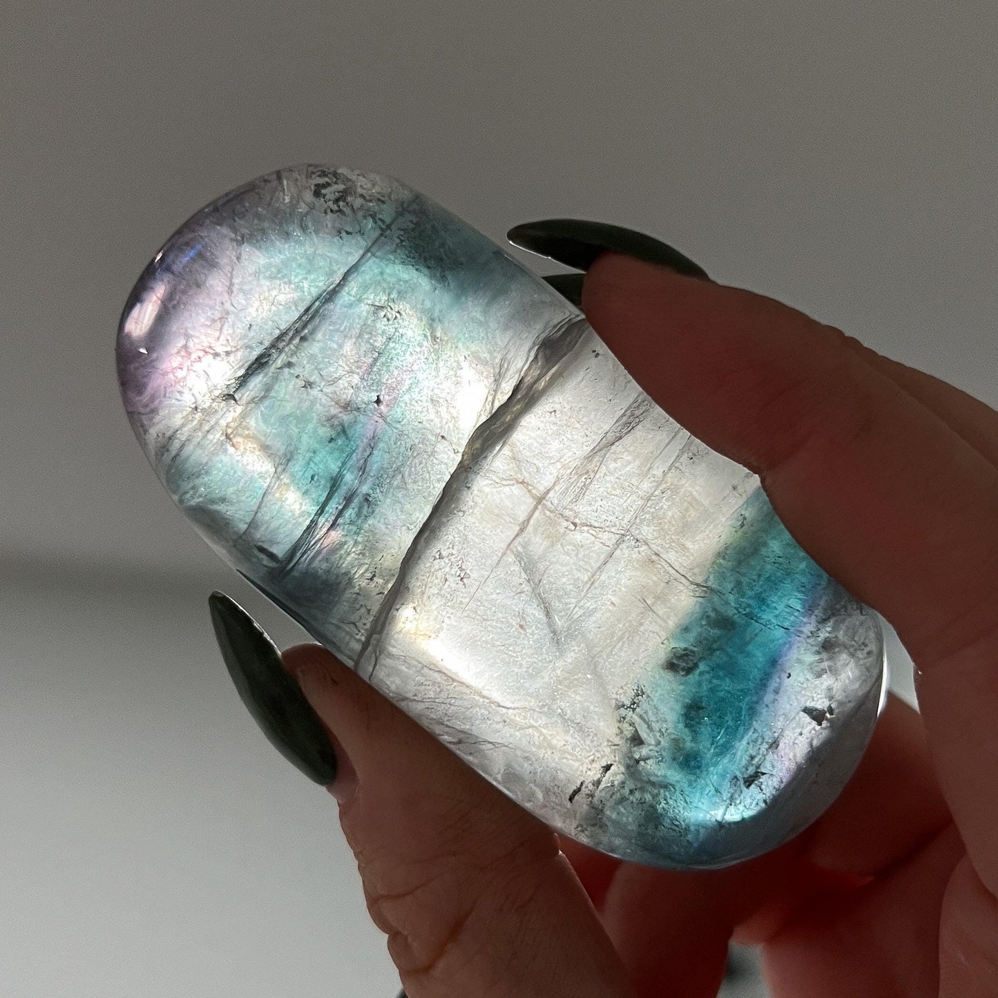 Rainbow Fluorite Palm Stones