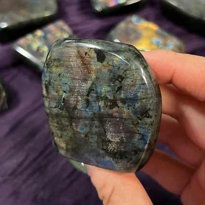 Purple Rainbow Labradorite Freeform