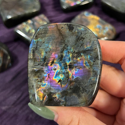 Purple Rainbow Labradorite Freeform