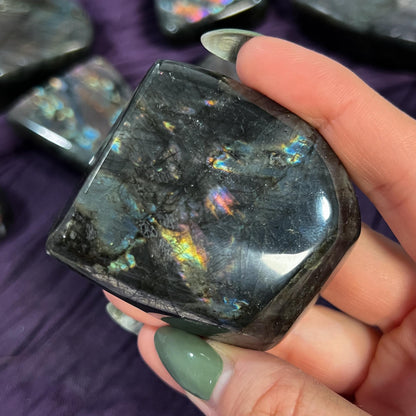 Purple Rainbow Labradorite Freeform