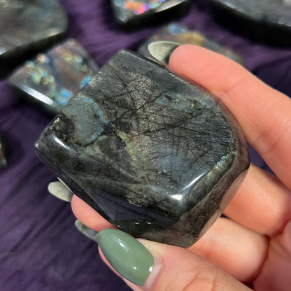 Purple Rainbow Labradorite Freeform