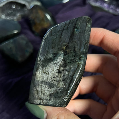 Purple Rainbow Labradorite Freeform