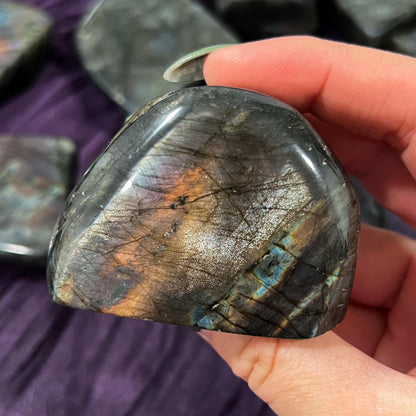 Orange Fire Labradorite Freeform
