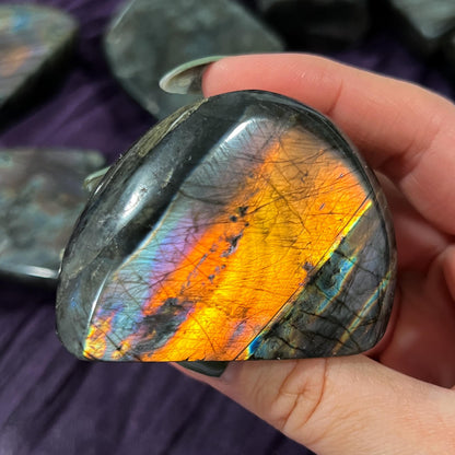 Orange Fire Labradorite Freeform