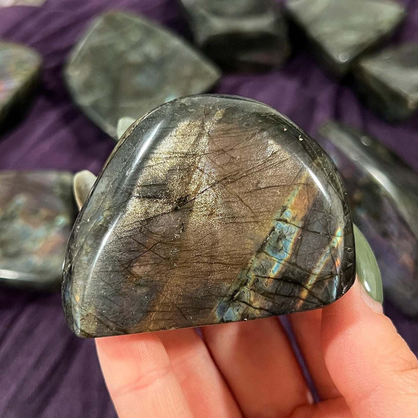 Orange Fire Labradorite Freeform