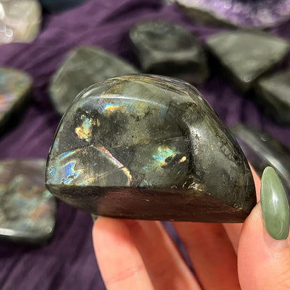 Orange Fire Labradorite Freeform