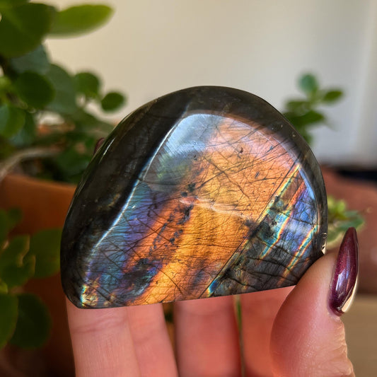 Orange Fire Labradorite Freeform