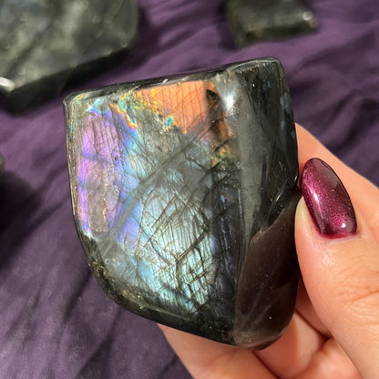 Orange Fire Labradorite Freeform