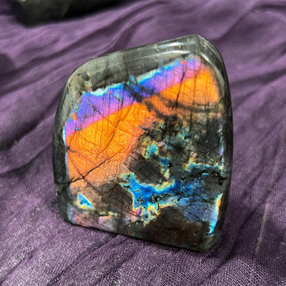 Orange Fire Labradorite Freeform