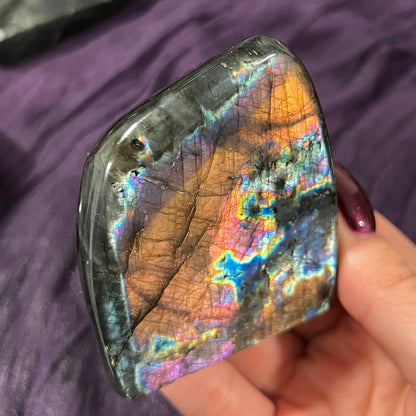 Orange Fire Labradorite Freeform
