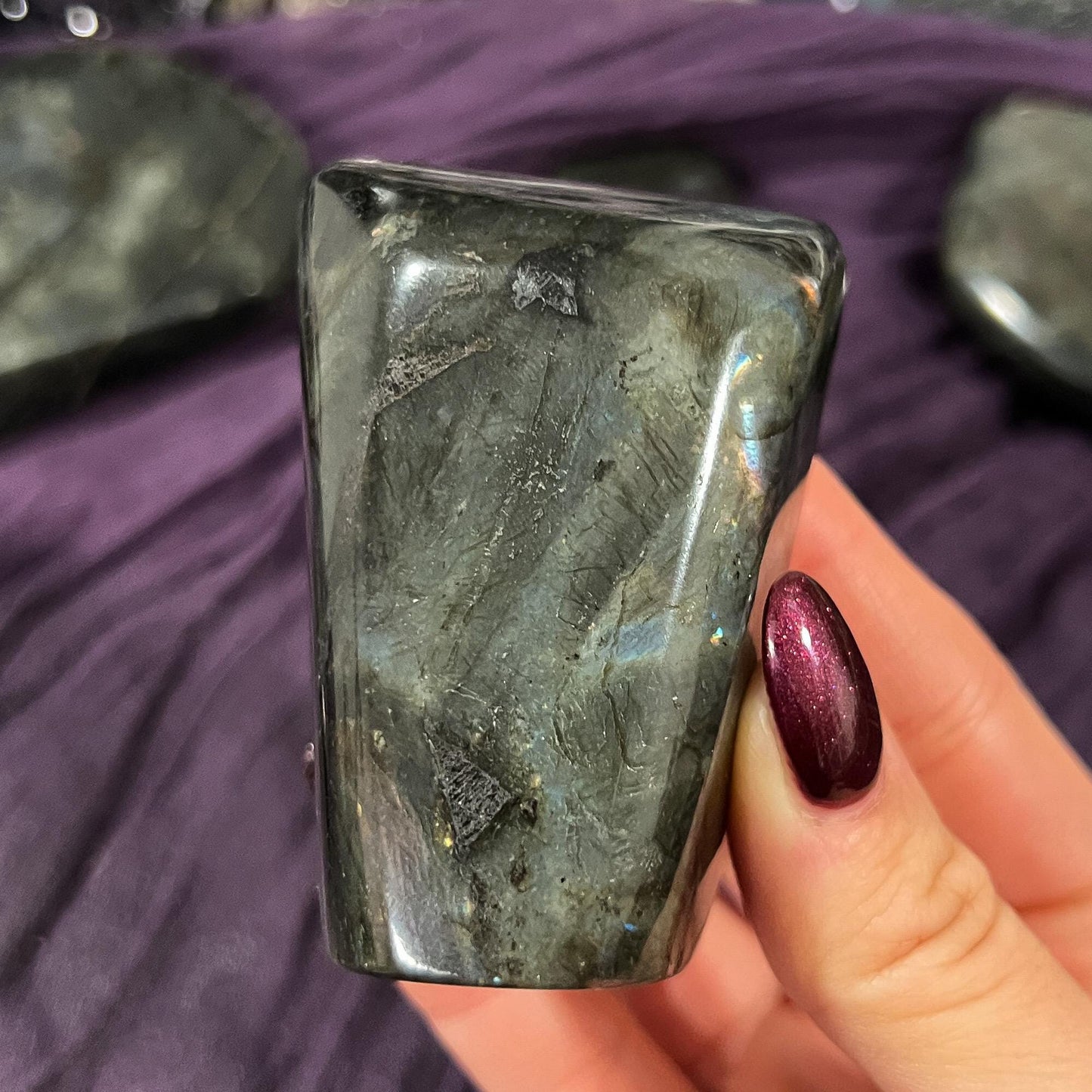 Purple Rainbow Labradorite Freeform