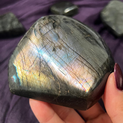 Purple Silver Labradorite Freeform