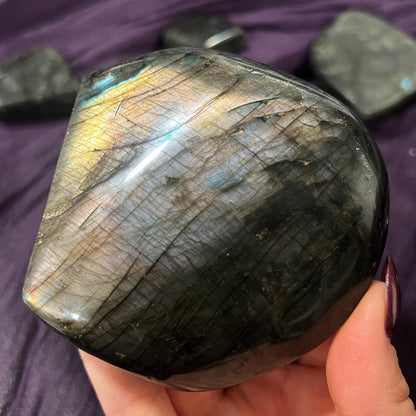 Purple Silver Labradorite Freeform
