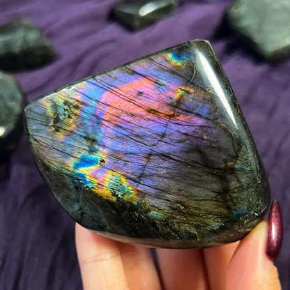 Purple Rainbow Labradorite Freeform