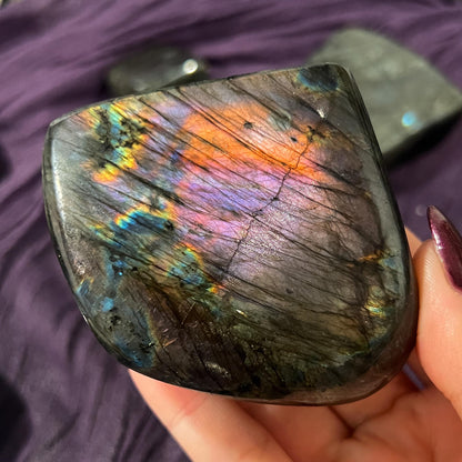 Purple Rainbow Labradorite Freeform