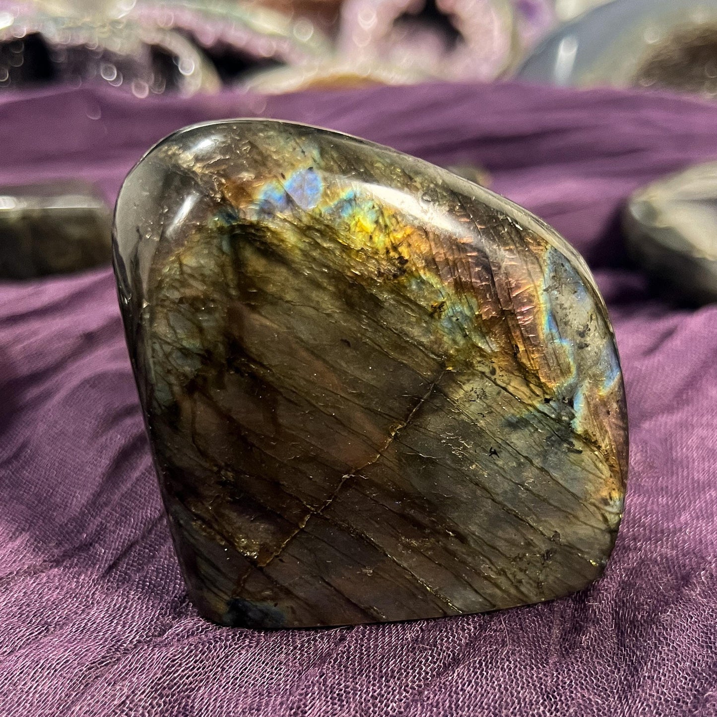 Purple Rainbow Labradorite Freeform