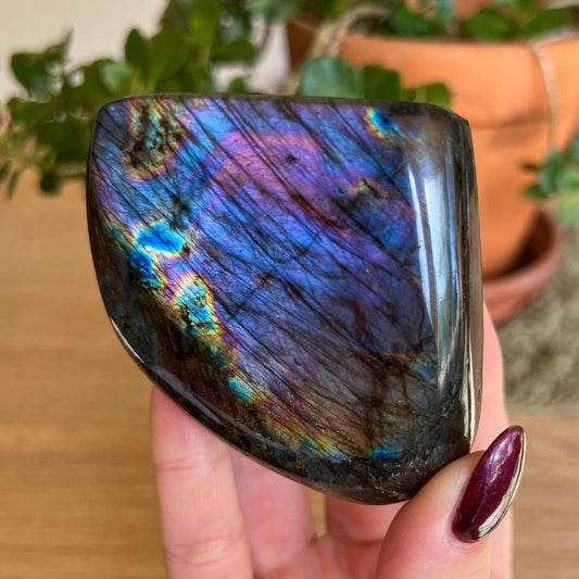 Purple Rainbow Labradorite Freeform