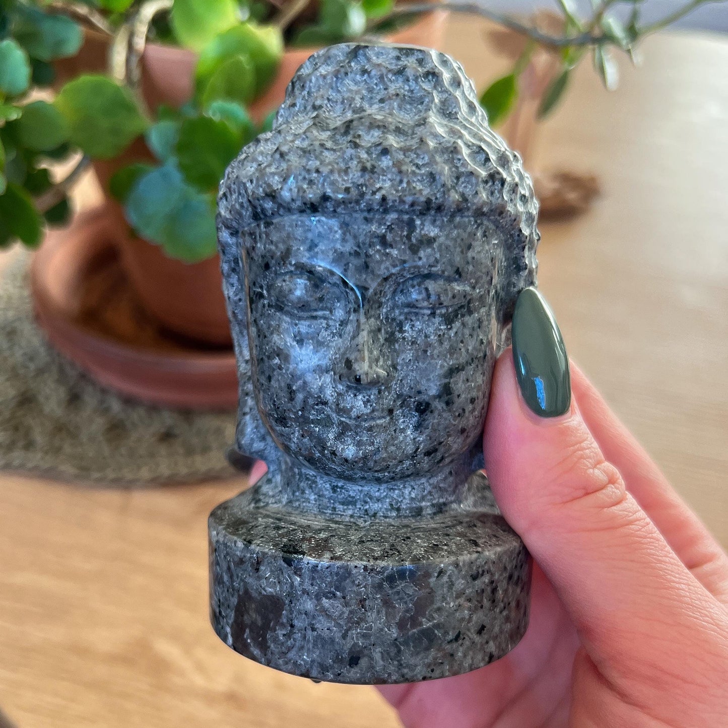 Yooperlite Buddha Head