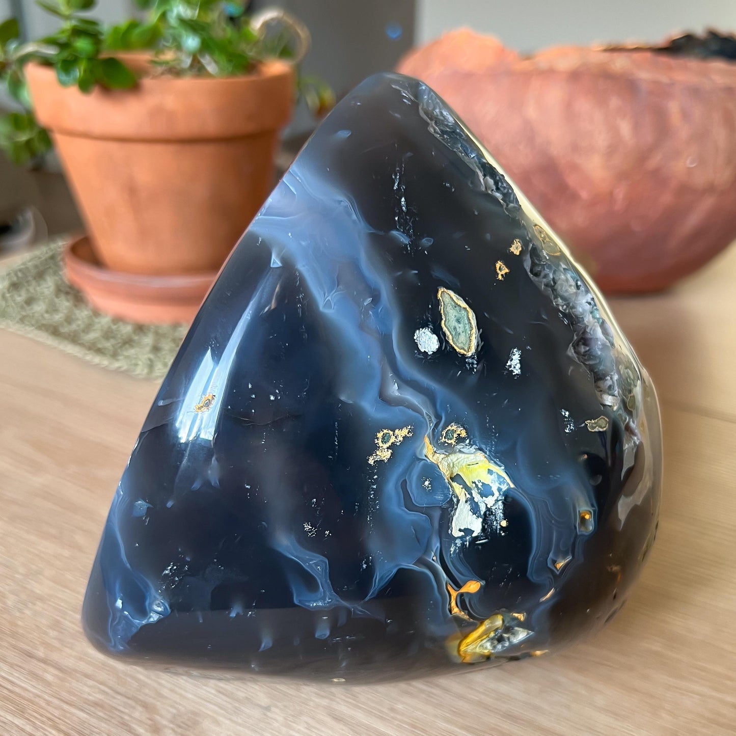 Banded Agate Amethyst Boulder