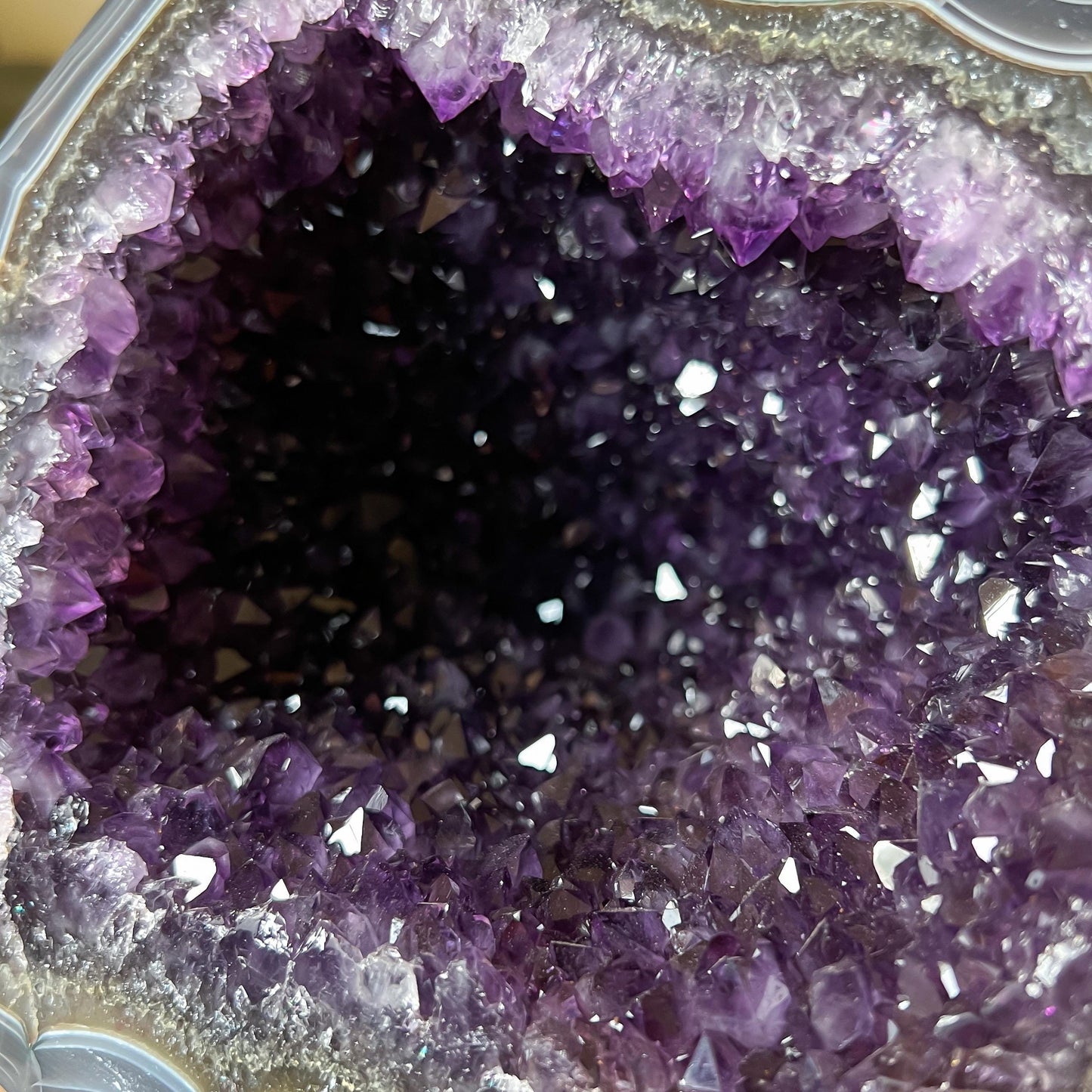 Banded Agate Amethyst Boulder