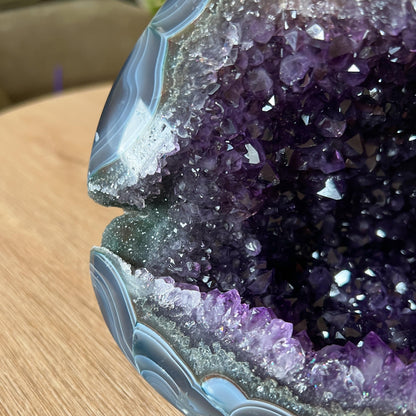 Banded Agate Amethyst Boulder