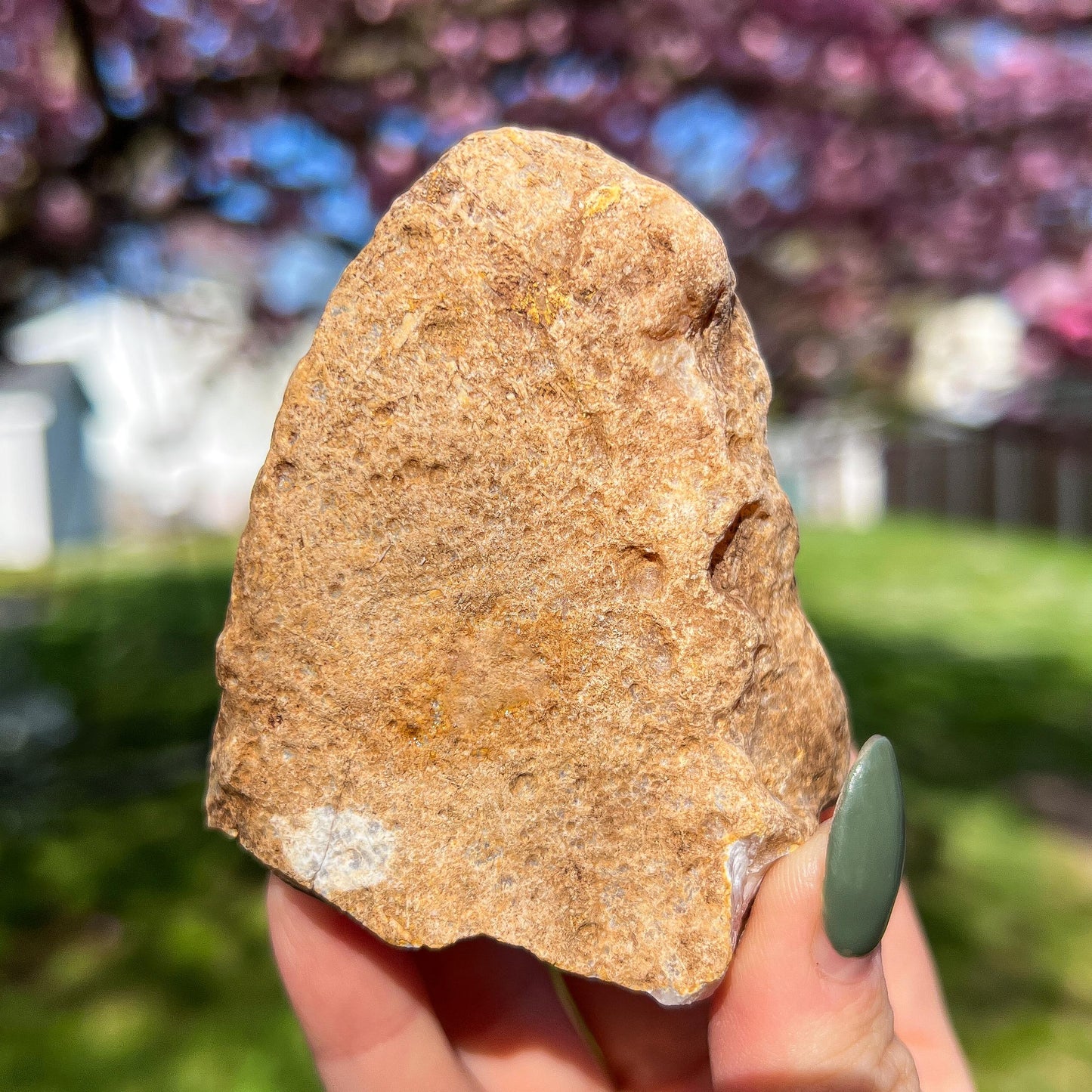 Pink Chalcedony Amethyst Nodule