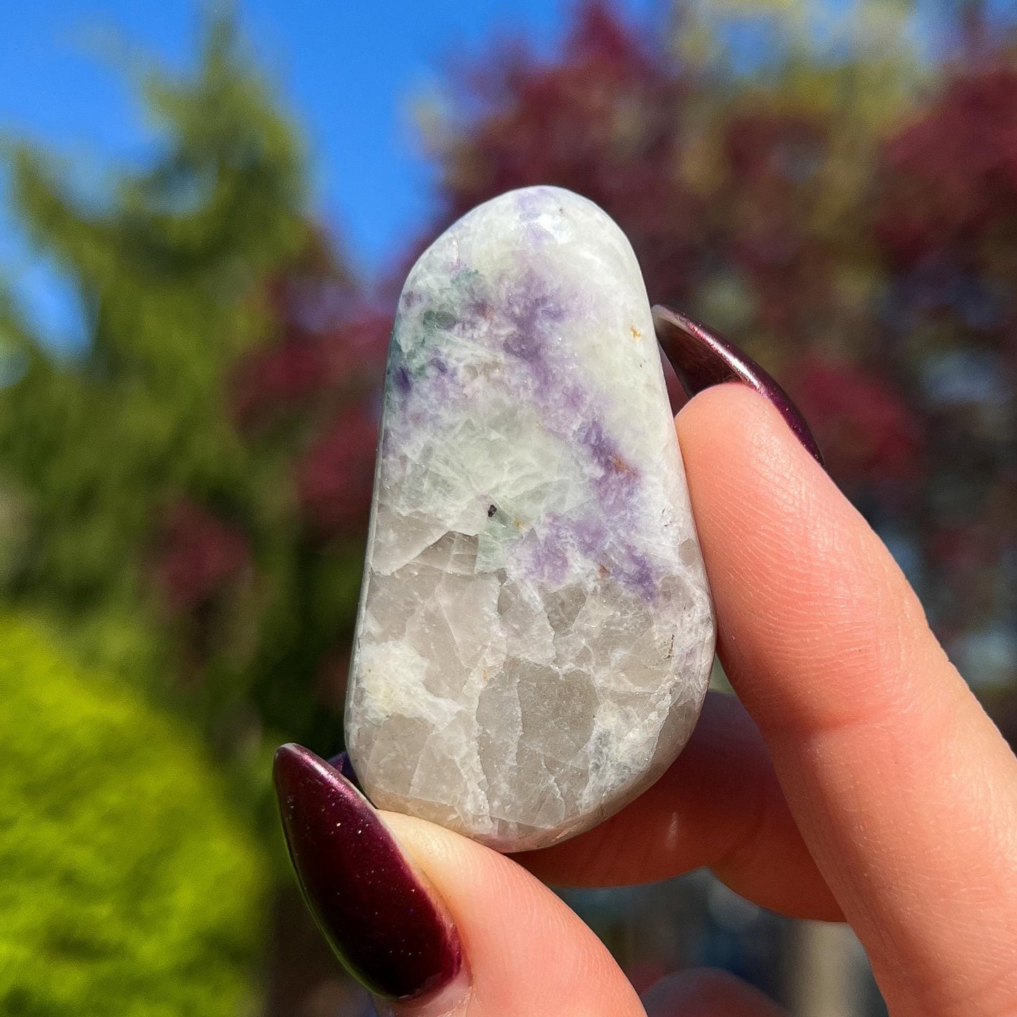Bliss Euphoralite Palm Stone
